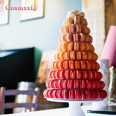 Super WOW 10 Tier Macaron Blister Tower Stand Packaging With Acrylic
