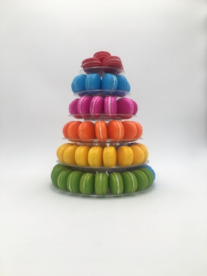 6 Tier Clear Blister Macaron Tower For Cake Decoration