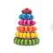 6 tiers macaron stands used on wedding or party without acrylic
