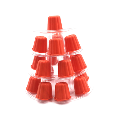 4 Tier Canele Tower Stand Case For Wedding Cake Decoration