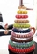 WOW 10 tier macaron blister tower stand packaging of CnxmxxL with acrylic
