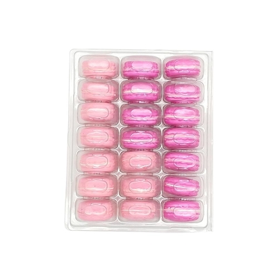 21pcs clamshell blister macaron box packaging macaron display tray macaron tray wholesale