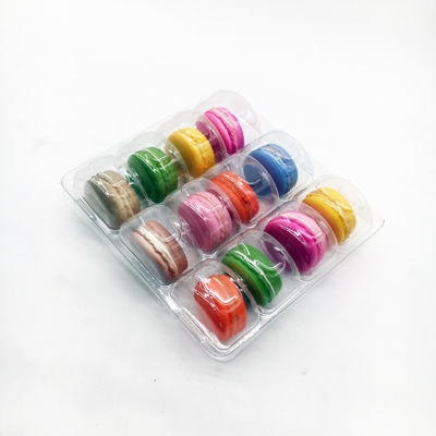 Clear PVC/PET blister macaron  packaging