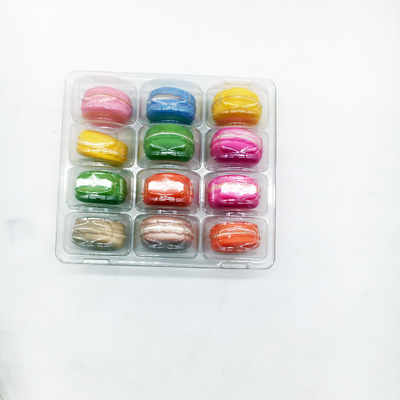 12 Cavity Macaron Tray Bespoke Plastic Blister Packaging Tray