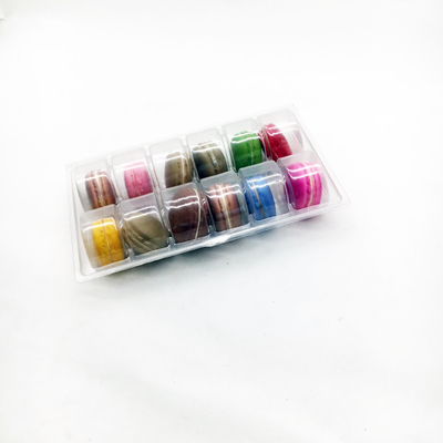 Reusable Plastic Clamshell Macaron Tray Blister Process Type