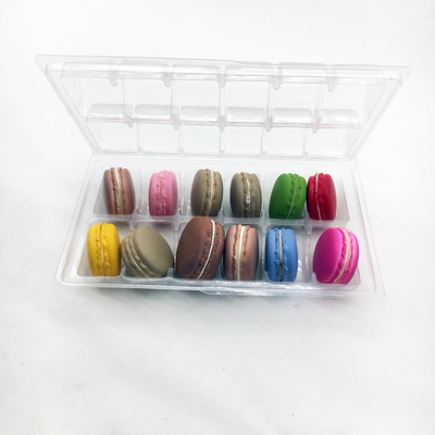 Reusable Plastic Clamshell Macaron Tray Blister Process Type