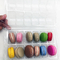 12 pcs macaron pack  plastic macaron tray clamshell packaging plastic package