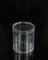 flower &amp; money large box packaging round cylinder gift box small cylinder clear threaded plastic tube container with lid