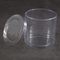 flower &amp; money large box packaging round cylinder gift box small cylinder clear threaded plastic tube container with lid