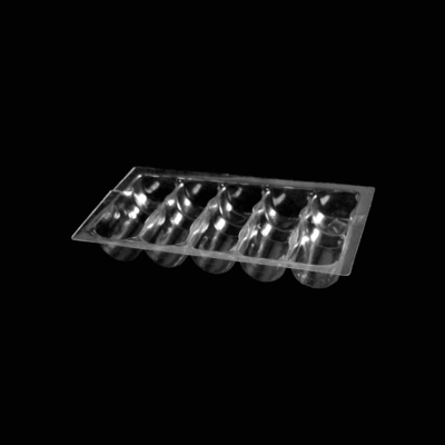 Clear PVC PET PP Clamshell Packaging Plastic Blister Ampoule Tray With Paper Card Insert
