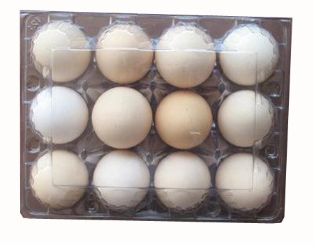 30 Hole PET PVC Plastic Egg Tray For Egg Packaging With Recyclable Material