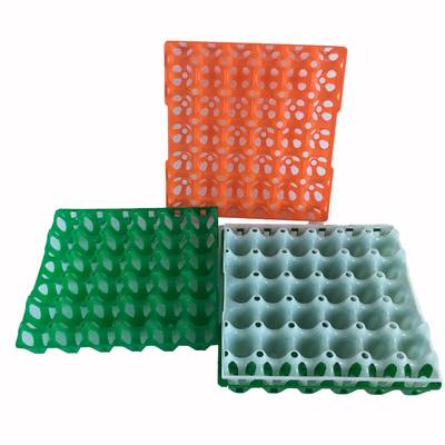 30 Hole PET PVC Plastic Egg Tray For Egg Packaging With Recyclable Material