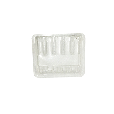 Disposable 1mm PET Blister Packaging Inserts Ampoule Blister Pack Tray