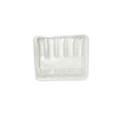 Clamshell Blister Plastic 1ml Ampoule Insert Packing Trays 100mm Thickness