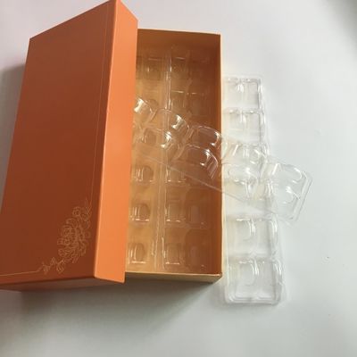 individual cavity macaron box compartment macaron container stackable macaron clamshell lock‑closure macaron box raised dome lid box