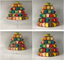 Stackable Plastic Macaron Packaging Christmas Tree 6 Tier Macaron Stand
