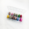 Same size clear PVC/PET 2x6 arrangement 12 pack Macaron tray clam shell macaron packaging collapsible macaron tray