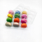 Clear PVC/PET Macaron packaging tray blister 3 x 4 arrangement  12 cells macaron tray plastic macaron pack box/tray