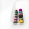 6 Pack Custom Macaron Clear Tray Recyclable Plastic Chocolate Tray