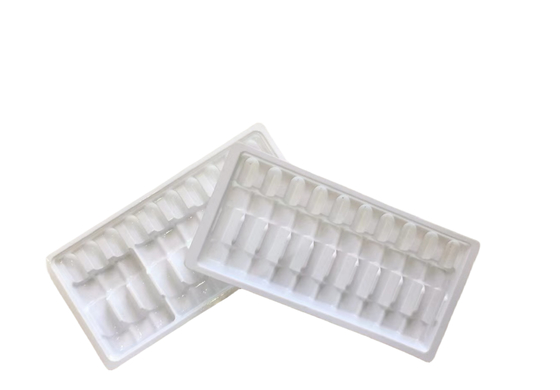 White Water Injection Blister Packing 1mlx10 Plastic Inside Ampoule Bottle Tray