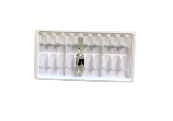 White Water Injection Blister Packing 1mlx10 Plastic Inside Ampoule Bottle Tray