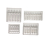 Transparent Liquid Thermoformed Ampoule Trays 5 Packs Plastic Vial Tray Blister