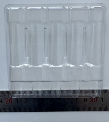 PET Fragile Goods Packaging Tray Glass Bottle Fixed Packaging Tray Water Injection 1ml 2ml 5ml 10ml 5 Pack
