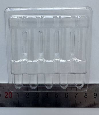 PET Fragile Goods Packaging Tray Glass Bottle Fixed Packaging Tray Water Injection 1ml 2ml 5ml 10ml 5 Pack