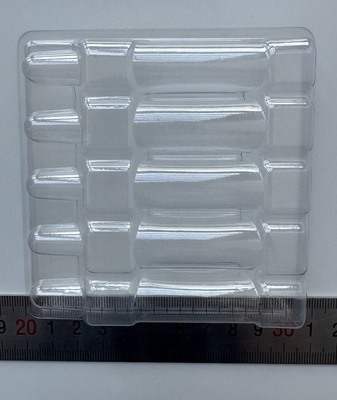 PET Fragile Goods Packaging Tray Glass Bottle Fixed Packaging Tray Water Injection 1ml 2ml 5ml 10ml 5 Pack
