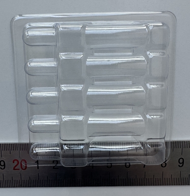 PET Fragile Goods Packaging Tray Glass Bottle Fixed Packaging Tray Water Injection 1ml 2ml 5ml 10ml 5 Pack