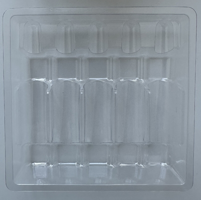 PET Fragile Goods Packaging Tray Glass Bottle Fixed Packaging Tray Water Injection 1ml 2ml 5ml 10ml 5 Pack