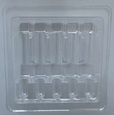 PET Fragile Goods Packaging Tray Glass Bottle Fixed Packaging Tray Water Injection 1ml 2ml 5ml 10ml 5 Pack