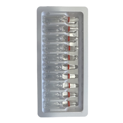 Pharmaceutical Ampoule Tray PET Material 1ml 10 Pack Glass Needle Fixed Tray Wholesale