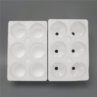Custom Shaped White EPS Foam Packaging Shock-Proof Poly Dragon Foam Molding Plastic Lined Foam Box
