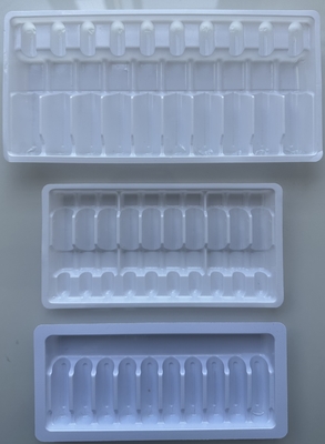 Customized PET Ampoule Tray , Drug Injection Fixing Tray