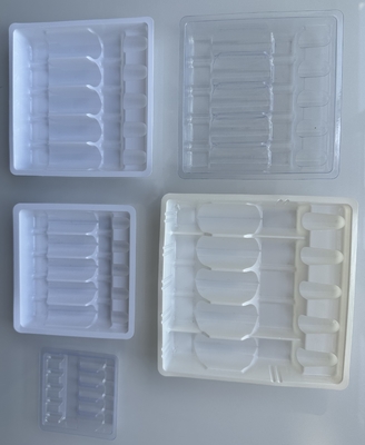 Customized PET Ampoule Tray , Drug Injection Fixing Tray