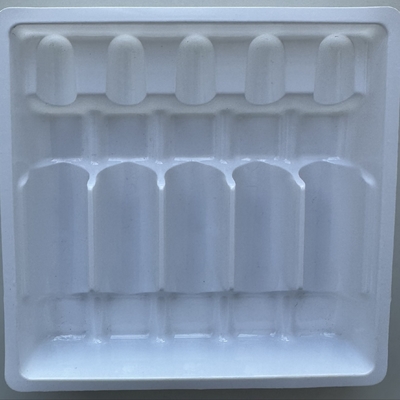 Customized PET Ampoule Tray , Drug Injection Fixing Tray