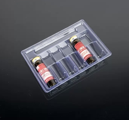 10ml Oral Liquid Ampoule Tray PET Transparent Vacuum Tray , Pack Of 5 , Pack Of 10 , Pack Of 12