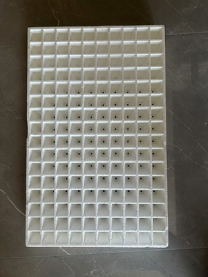 Foam seedling tray tray Vegetable seedling tray hydroponic tray tray White foam traypepper seedling tray wholesale floating foam board water planting seedling tray thickened fruit and vegetable pepper