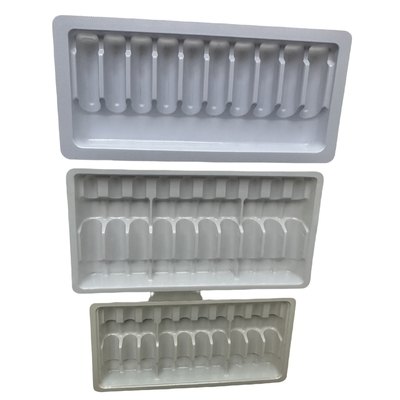 Custom PET Ampoule Tray Water Injection Bottle Fixing Tray Customized Packaging