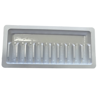 Custom PET Ampoule Tray Water Injection Bottle Fixing Tray Customized Packaging