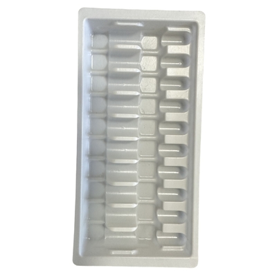 Custom PET Ampoule Tray Water Injection Bottle Fixing Tray Customized Packaging