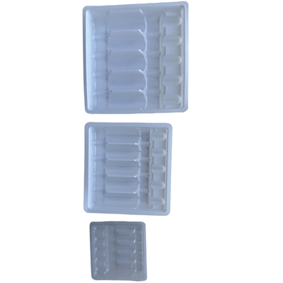 Customized PET Tray Packaging For Drug Water Injection Bottles
