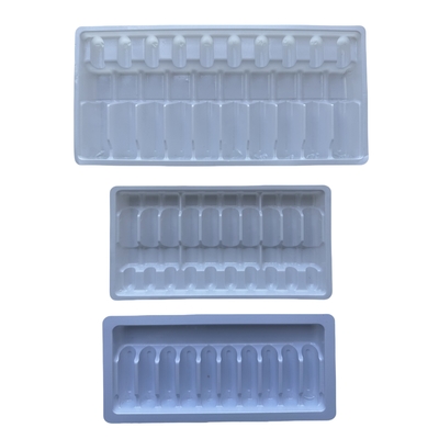 Customized PET Tray Packaging For Drug Water Injection Bottles
