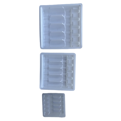 Pharmaceutical Water Injection Bottle Tray PET Vacuum Tray Customized Wholesale