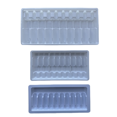 Pharmaceutical Water Injection Bottle Tray PET Vacuum Tray Customized Wholesale