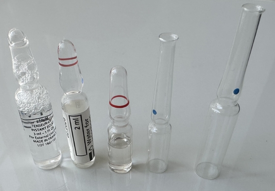 1ml 2ml 3mL injection ampoules self-adhesive label PET ampoules tray customization