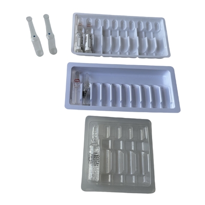 1ml 2ml 3mL injection ampoules self-adhesive label PET ampoules tray customization