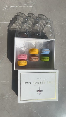 12 Macaron Gift Box Packaging Boutique Carton Dessert Packaging Customized