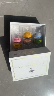 12 Macaron Gift Box Packaging Boutique Carton Dessert Packaging Customized